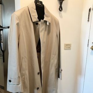 Brooks Brothers Trench Coat Khaki NWT 38S